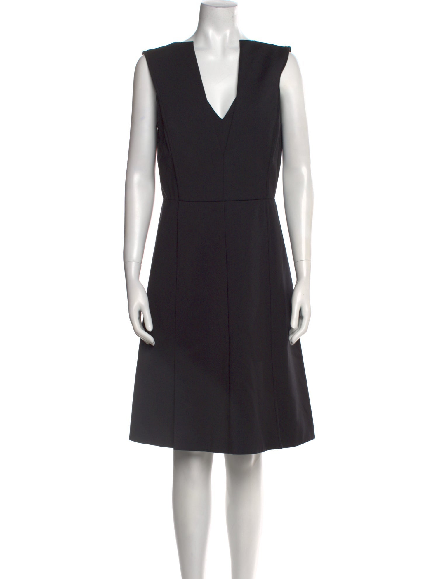 SportMax V-Neck Knee-Length Dress